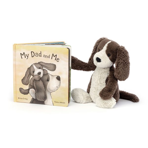 My Dad and Me Book & Bashful Fudge Puppy Medium